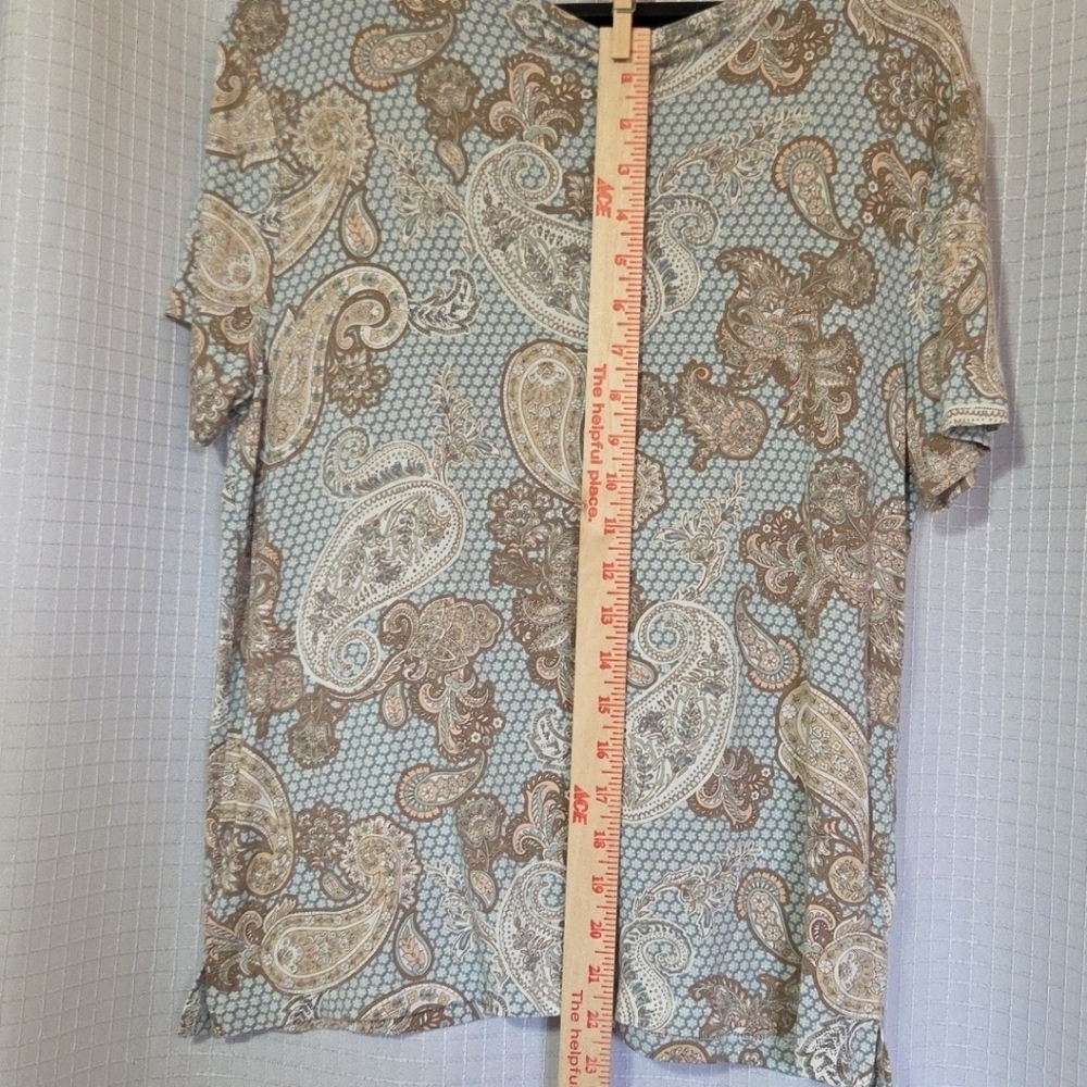 Live Well Women's Pajama Set  Paisley Size Small/Medium - Picture 4 of 7